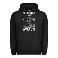 Pigment Black e 3 sentry awacs plane gift Urban Hoodie - DesigneFamous