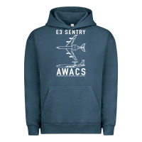 Pigment Midnight Navy e 3 sentry awacs plane gift Urban Hoodie - DesigneFamous