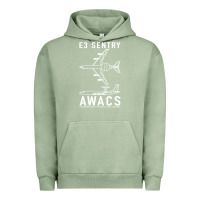 Pigment Oil Green e 3 sentry awacs plane gift Urban Hoodie - DesigneFamous
