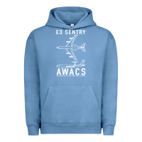 Pigment Pebble Blue e 3 sentry awacs plane gift Urban Hoodie - DesigneFamous