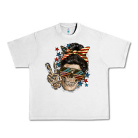 Lunar Rock American Mother skull Urban Heavy Tee - FaDigitalArtStudio