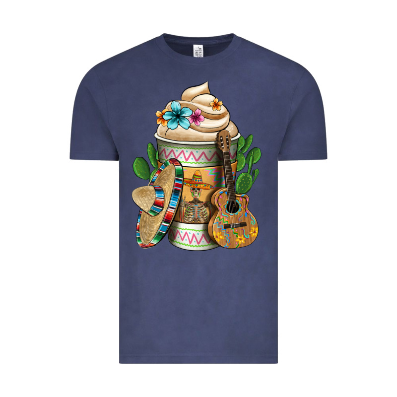 Mexican Hot Coffee Cup Vintage Tee by FaDigitalArtStudio | Teevron