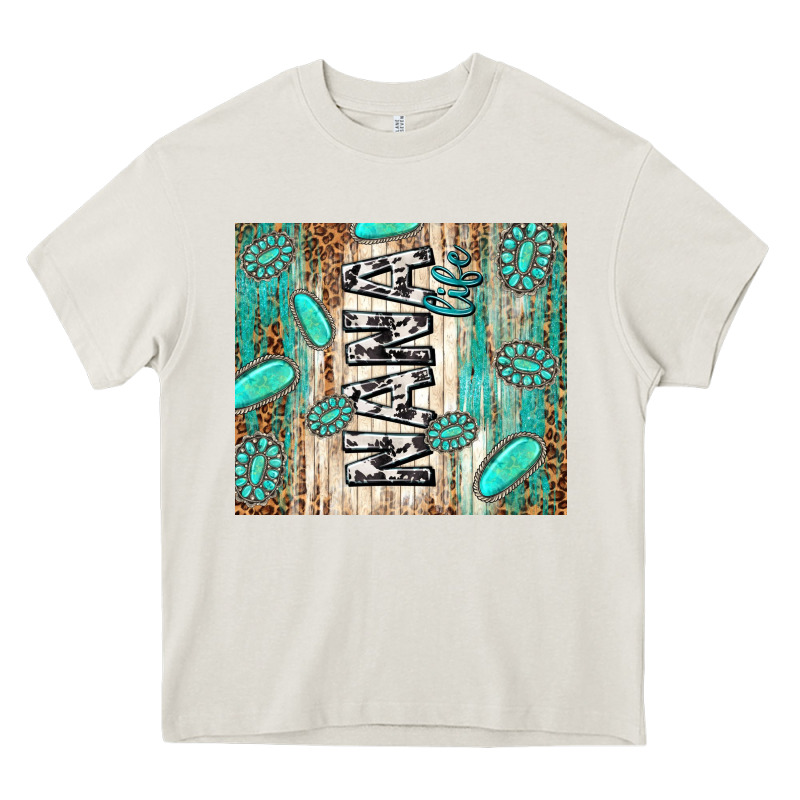 Nana Life Glitter Leopard Heavy Core Tee by TumblerDesignByShophia | Teevron