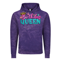 Cloud Purple birthday queen Vintage Hoodie - BundleAndBundleShop