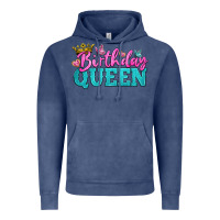 Vintage Denim birthday queen Vintage Hoodie - BundleAndBundleShop