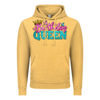 Vintage Mustard birthday queen Vintage Hoodie - BundleAndBundleShop