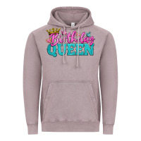 Vintage Zinc birthday queen Vintage Hoodie - BundleAndBundleShop