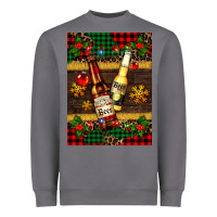 Storm snow and beer bottles Heavyweight Sweatshirt - AdoDesignShop