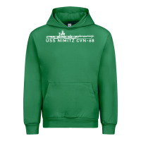 Emerald uss nimitz navy supercarrier aircraft carrier gift Urban Hoodie - DesigneFamous