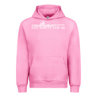 Fuchsia Pink uss nimitz navy supercarrier aircraft carrier gift Urban Hoodie - DesigneFamous