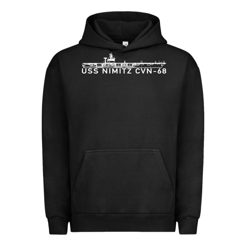 Uss Nimitz Navy Supercarrier Aircraft Carrier Gift Urban Hoodie by DesigneFamous | Teevron