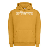 Pigment Peanut Butter uss nimitz navy supercarrier aircraft carrier gift Urban Hoodie - DesigneFamous