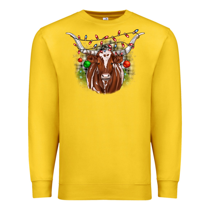 Christmas  Texas Longhorn Premium Sweatshirt by JahusDesignShop | Teevron