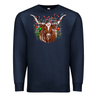 Navy christmas  texas longhorn Premium Sweatshirt - JahusDesignShop