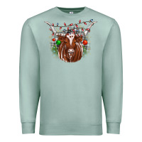 Seafoam christmas  texas longhorn Premium Sweatshirt - JahusDesignShop