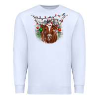 White christmas  texas longhorn Premium Sweatshirt - JahusDesignShop