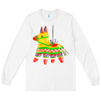 White pinata Long Sleeve Tee - FaDigitalArtStudio