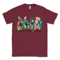 Burgundy certified medical assistant Classic Tee - CowGirlArtShop