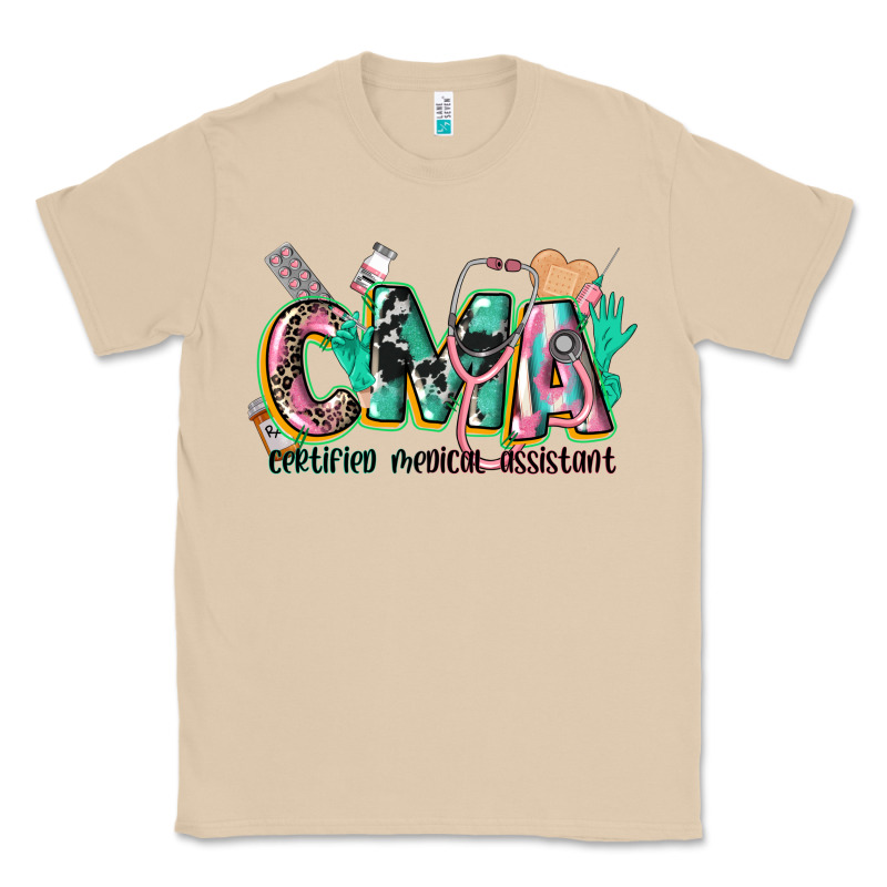 Certified Medical Assistant Classic Tee by CowGirlArtShop | Teevron