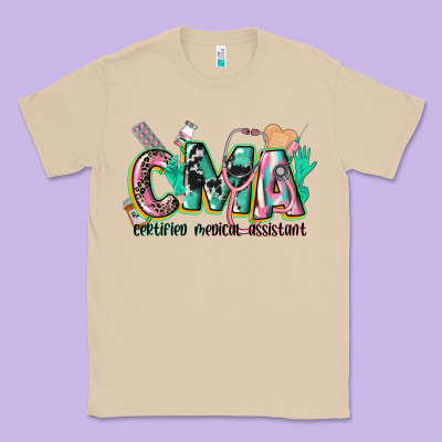 Certified Medical Assistant Classic Tee Designed By Cowgirlartshop