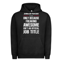 Pigment Black gift for freaking awesome journalism professor Urban Hoodie - DesigneFamous