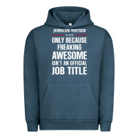 Pigment Midnight Navy gift for freaking awesome journalism professor Urban Hoodie - DesigneFamous