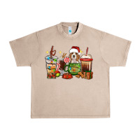 French Oak Christmas coffee cups with Beagle Urban Heavy Tee - RanaPortraitStore