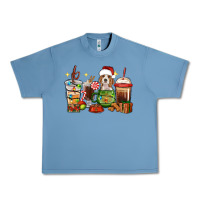 Pebble Blue Christmas coffee cups with Beagle Urban Heavy Tee - RanaPortraitStore
