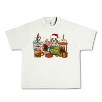 Pistachio Christmas coffee cups with Beagle Urban Heavy Tee - RanaPortraitStore