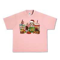 Salmon Christmas coffee cups with Beagle Urban Heavy Tee - RanaPortraitStore