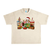 Sandshell Christmas coffee cups with Beagle Urban Heavy Tee - RanaPortraitStore