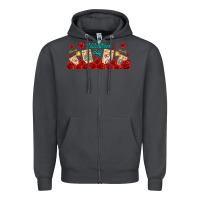 Smoke valentines day with playing cards Zipper Hoodie - AdoDesignShop