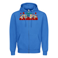 True Royal valentines day with playing cards Zipper Hoodie - AdoDesignShop