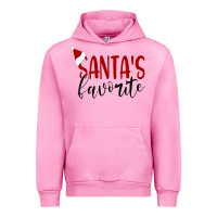 Fuchsia Pink Santa's Favorite Ho Urban Hoodie - DesigneFamous