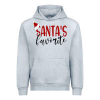Heather Grey Santa's Favorite Ho Urban Hoodie - DesigneFamous