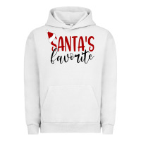 Pigment Lunar Rock Santa's Favorite Ho Urban Hoodie - DesigneFamous