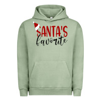 Pigment Oil Green Santa's Favorite Ho Urban Hoodie - DesigneFamous