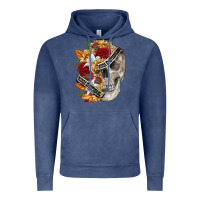 Vintage Denim skull kinda emotionless kinda emotional Vintage Hoodie - FaDigitalArtStudio