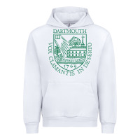 White The Dartmouth, College Urban Hoodie - DesigneFamous