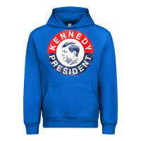 Cobalt vintage 1960 kennedy for president Urban Hoodie - DesigneFamous