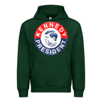 Forest Green vintage 1960 kennedy for president Urban Hoodie - DesigneFamous