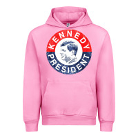 Fuchsia Pink vintage 1960 kennedy for president Urban Hoodie - DesigneFamous
