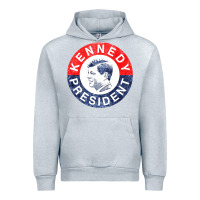 Heather Grey vintage 1960 kennedy for president Urban Hoodie - DesigneFamous