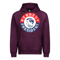 Mauve Wine vintage 1960 kennedy for president Urban Hoodie - DesigneFamous