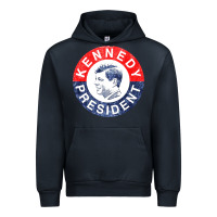 Navy vintage 1960 kennedy for president Urban Hoodie - DesigneFamous