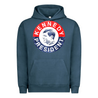 Pigment Midnight Navy vintage 1960 kennedy for president Urban Hoodie - DesigneFamous