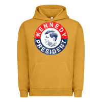 Pigment Peanut Butter vintage 1960 kennedy for president Urban Hoodie - DesigneFamous