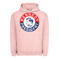 Pigment Salmon vintage 1960 kennedy for president Urban Hoodie - DesigneFamous