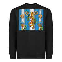 Black shalom with star of david Heavyweight Sweatshirt - AdoDesignShop