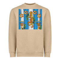 Mushroom shalom with star of david Heavyweight Sweatshirt - AdoDesignShop